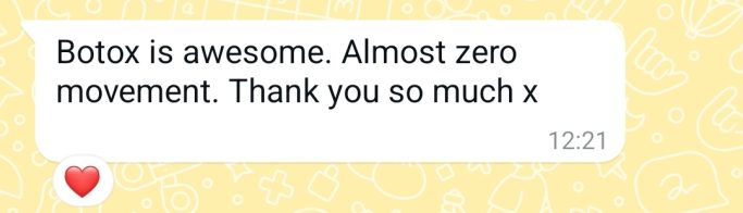 BX Aesthetics - Client Review Camberley Surrey Review of Botox Camberley, Anti-wrinkle in Frimley, Anti-ageing treatment, Facial Rejuvenation near me.